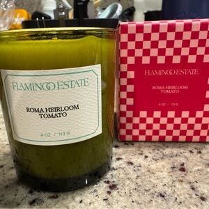 Flamingo Estate Green Candle - Roma Heirloom Tomato
